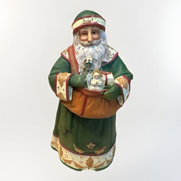 Wonders Of Christmas Santa Figurine Demdaco Judith Ann Griffith 2007 - Picture 1 of 6